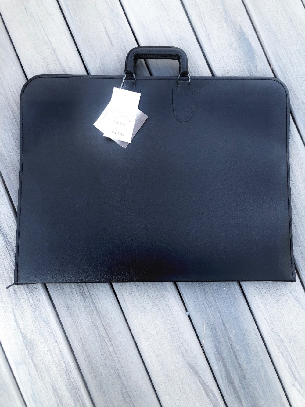 NWT Leather Portfolio with Ten 24”x18” Acetate Sheets